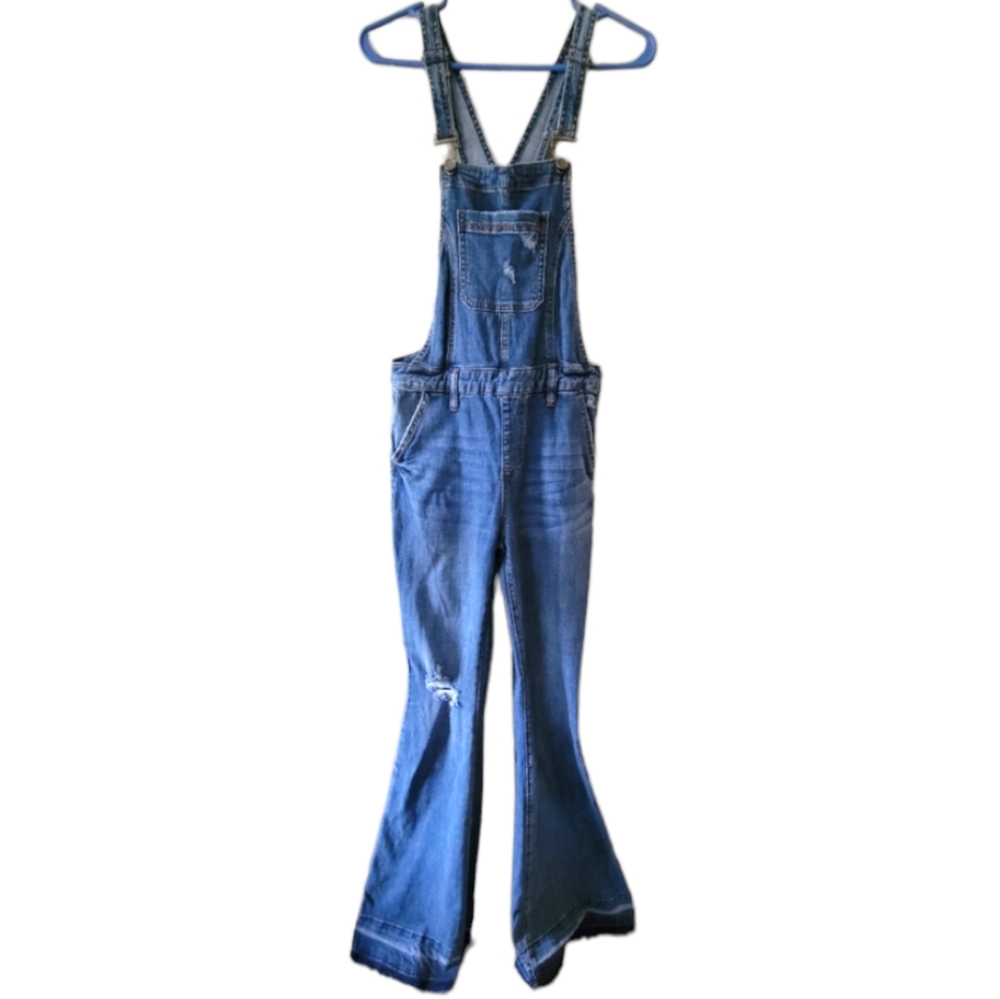 #114 Fasion Nova Overalls Medium 33" inseam